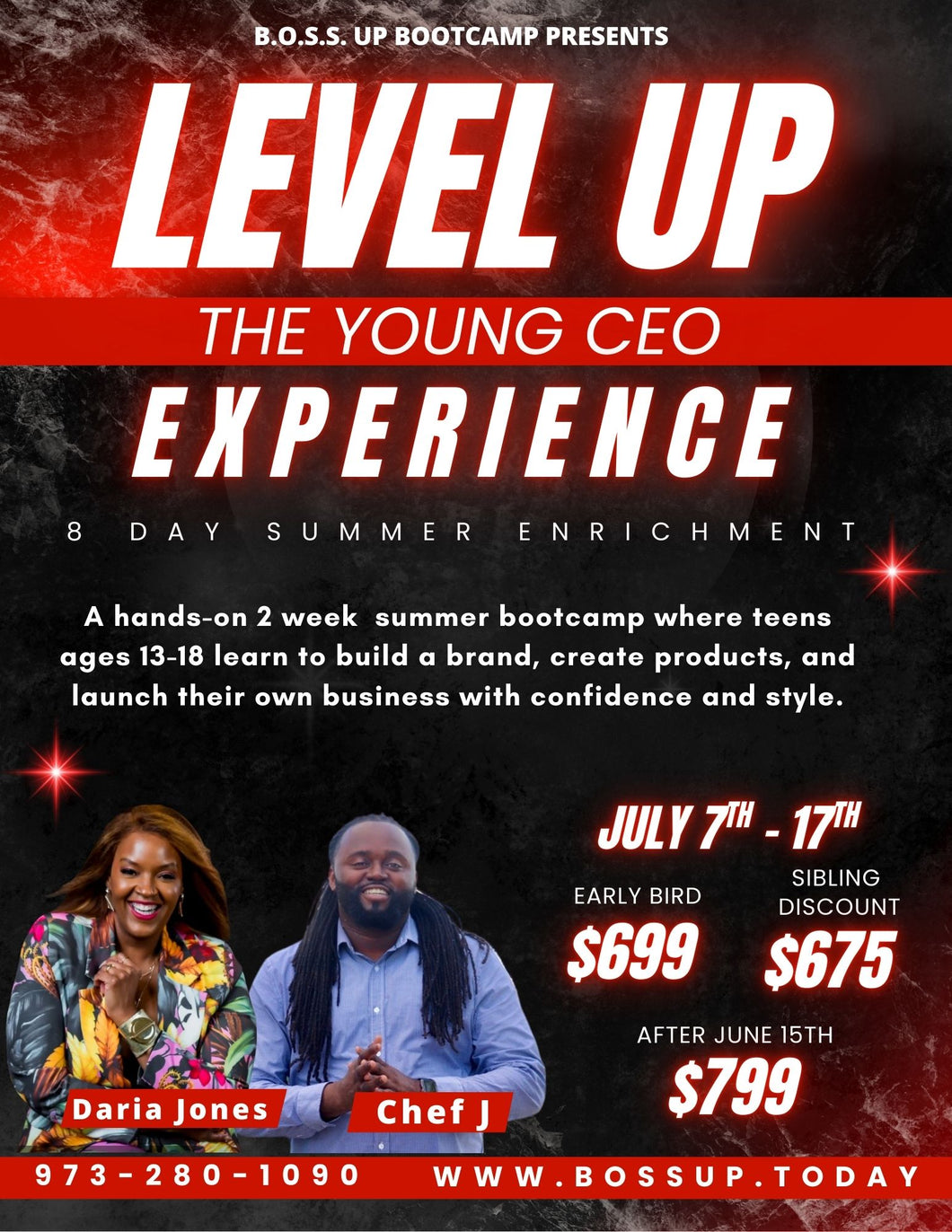 Level UP:The Young Ceo Experience Summer Enrichment Program