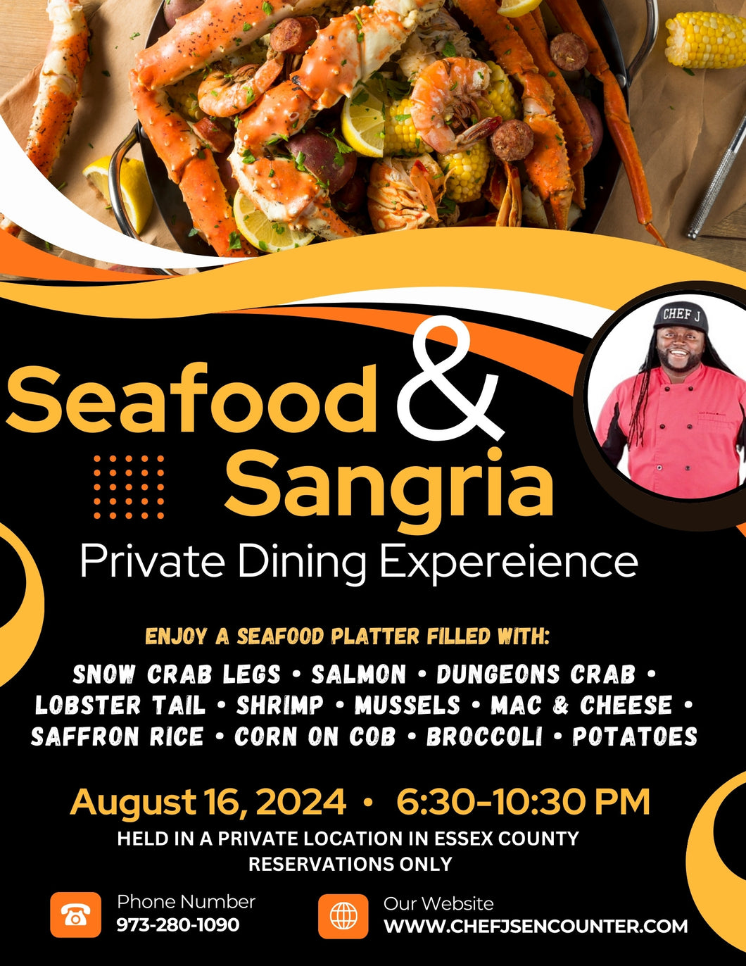 Seafood & Sangria Night 8-16