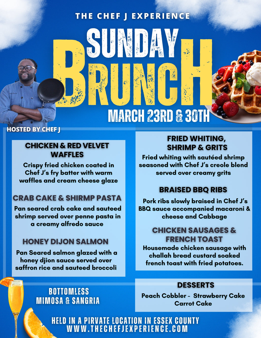 March 23rd Sunday Dining Experience