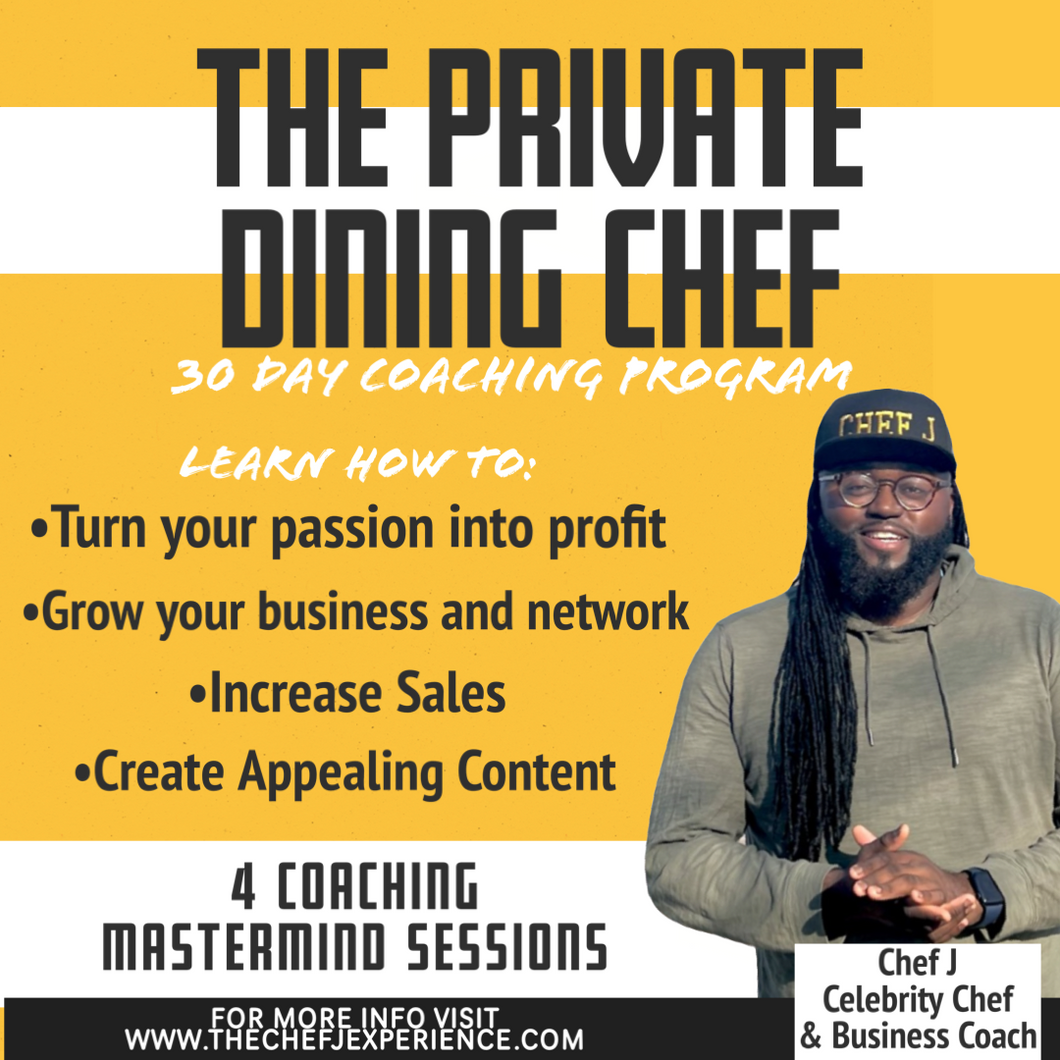 The Private Dining Chef 30-Day Coaching Program